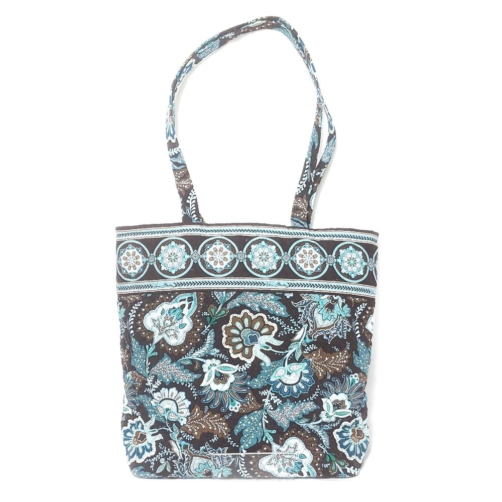 Vera Bradley • Java Blue Paisley Tote Bag